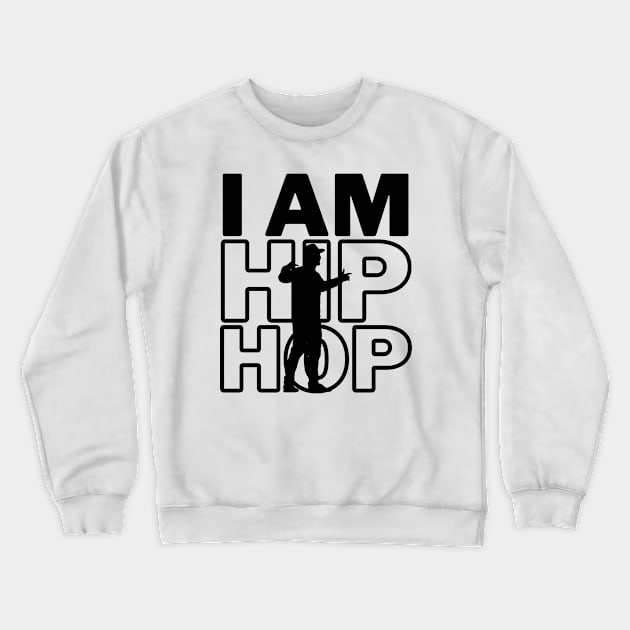 I Love Hip Hop Crewneck Sweatshirt by François Belchior